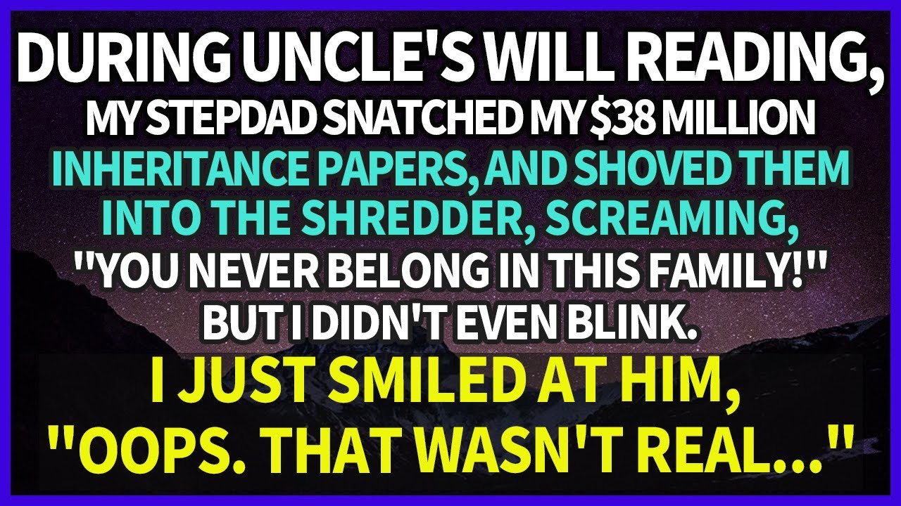 My Stepdad Stole My $38 Million Inheritance — But I Just Smiled. What Did He Really Destroy?