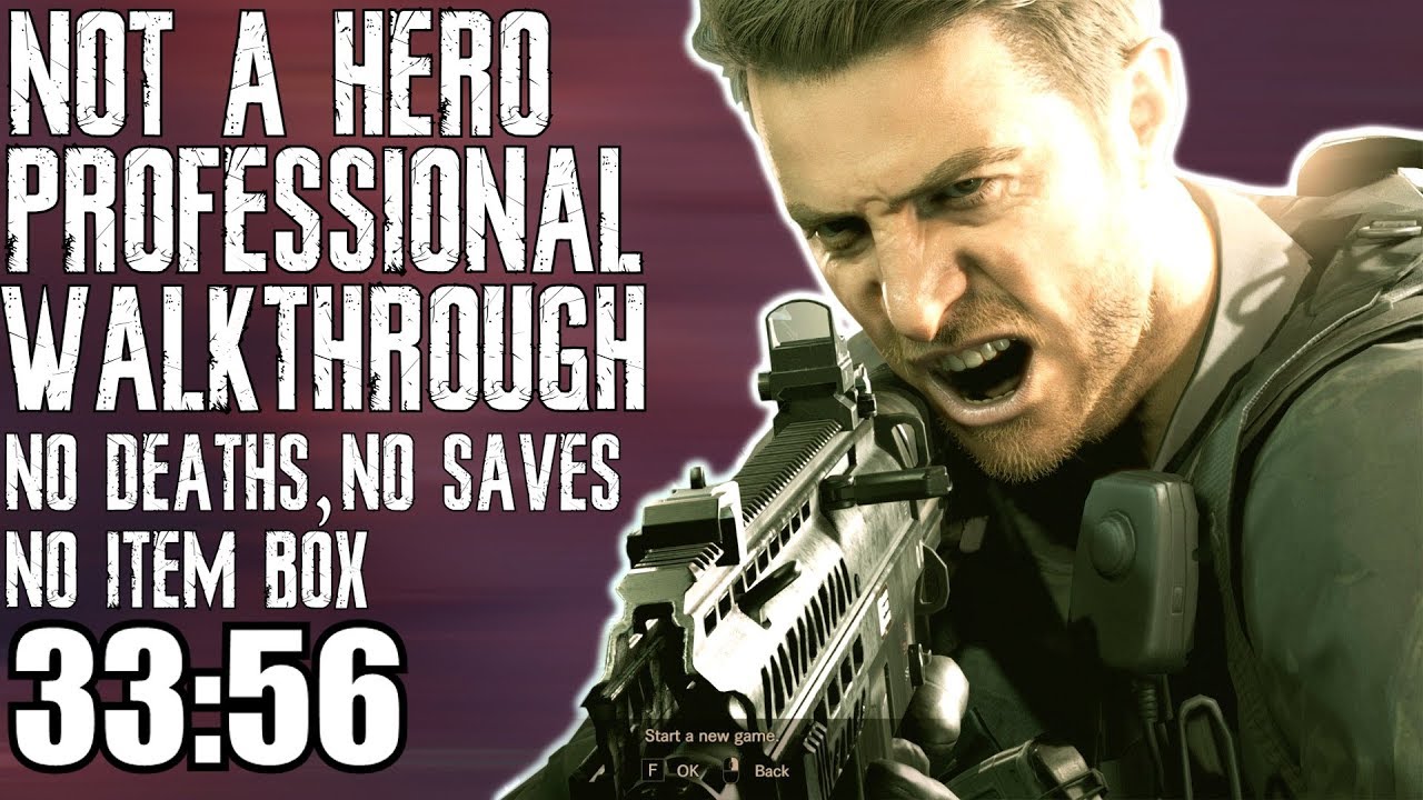 Resident Evil 7 Not A Hero Professional Walkthrough Speedrun Tutorial 33 56 No Deaths No Saves resident-evil-7-not-a-hero-professional-walkthrough-speedrun-tutorial-33-56-no-deaths-no-saves