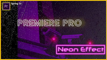 [Premiere Pro] Neon Effects(Intro), Preview Video
