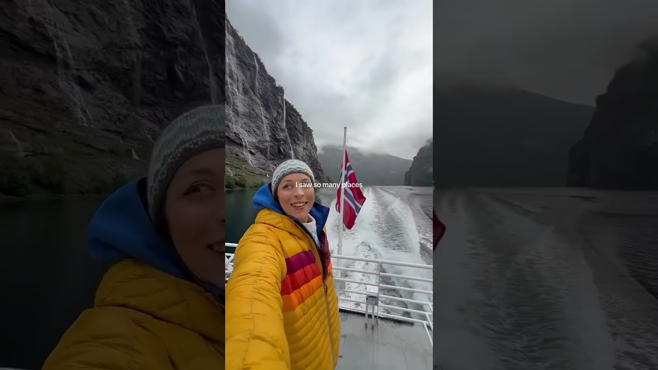 POV: You take a Norwegian fjord cruise with your Mom! #vikingcruises #norwaytravel