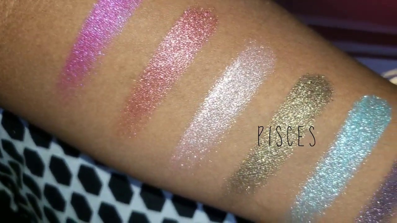 BH Cosmetics Zodiac Love Signs Swatches