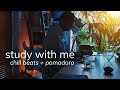 90 minute study with me  lofi chill music  nature sounds for productivity  90 mins pomodoro 