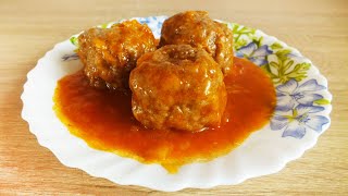 видео: Биточки мясные с подливкой картинка: Биточки мясные с подливкой