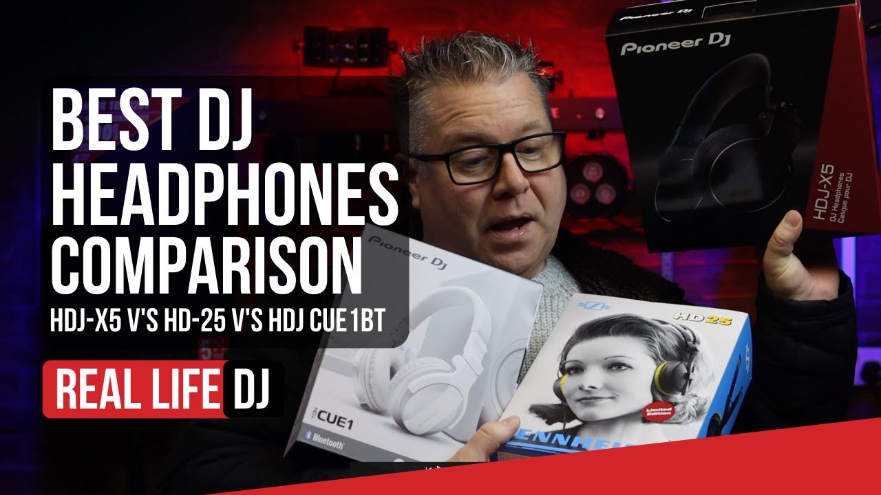 Best DJ Headphones Comparison 2021 Pioneer V Sennheiser HDJX5 HD25