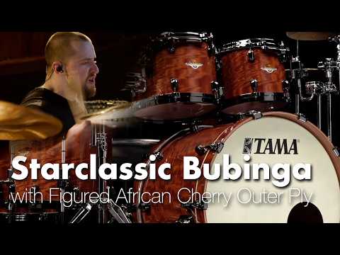 Eloy Casagrande/TAMA Starclassic Bubinga with Figured African Cherry Outer Ply