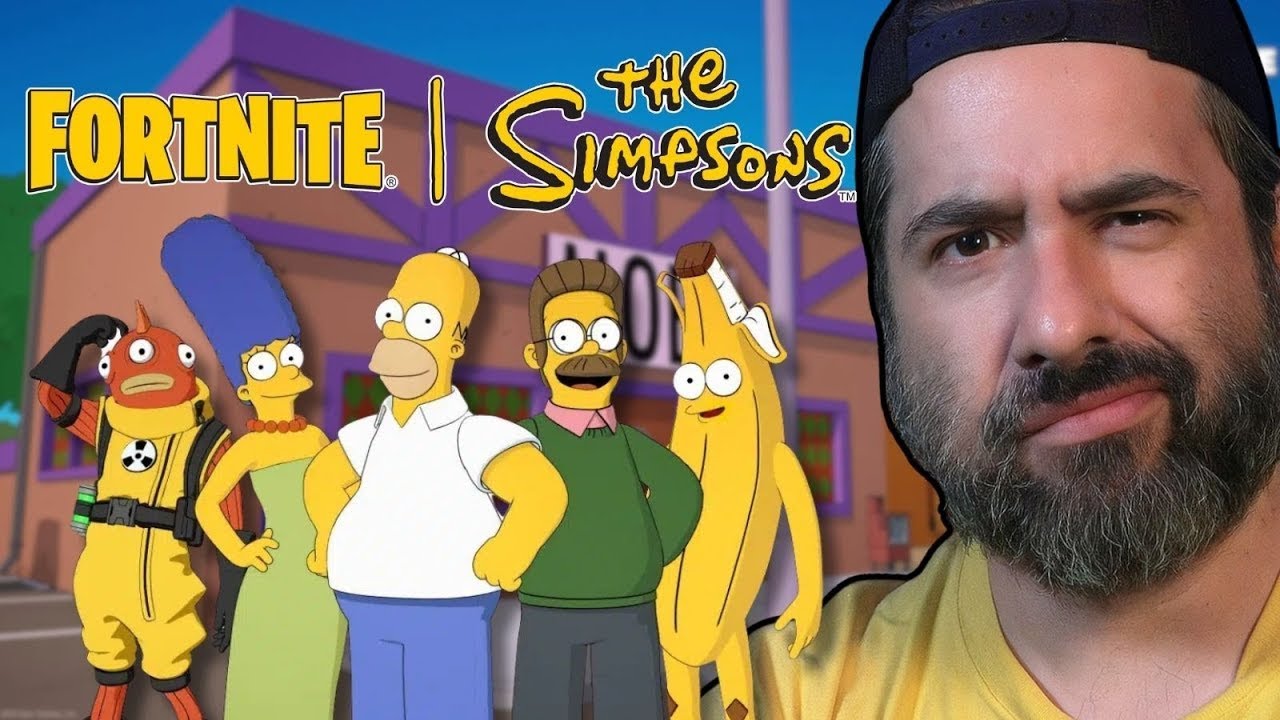 THE SIMPSONS IN FORTNITE?! Homer Just Got a Victory Donut