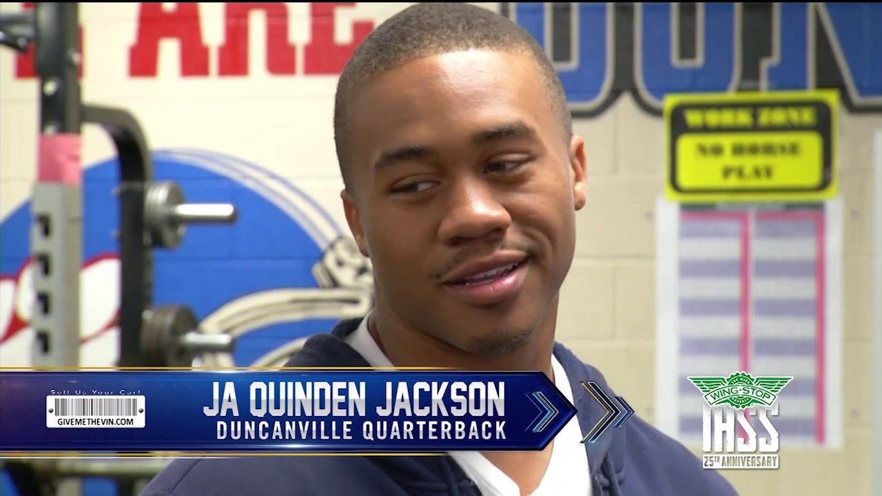 Duncanville's Ja'Quinden Jackson is the DFW Inside High School Sports Offensive Player of 