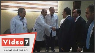 وزير الصحة يتفقد معهد القلب بإمبابة ويستمع لشكاوى المرضى
