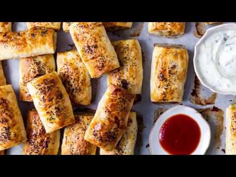 Easy Food's simple sausage rolls. 