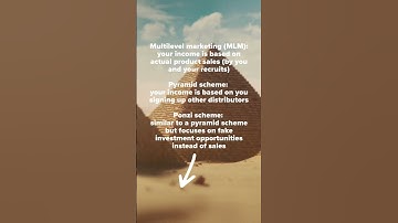 MLM vs. Pyramid Scheme