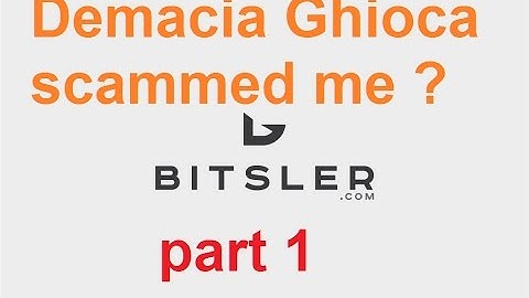 Bitsler | Demacia Ghioca scammed me ? | part 1