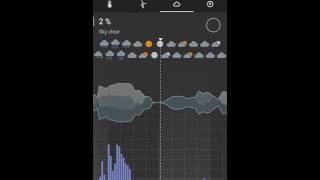 Klara weather app - short demo screenshot 1