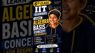 6th Class IIT JEE Beginners Algebra Basic Concepts | Bengali #mathshorts #IITprep #algebra #easyMath