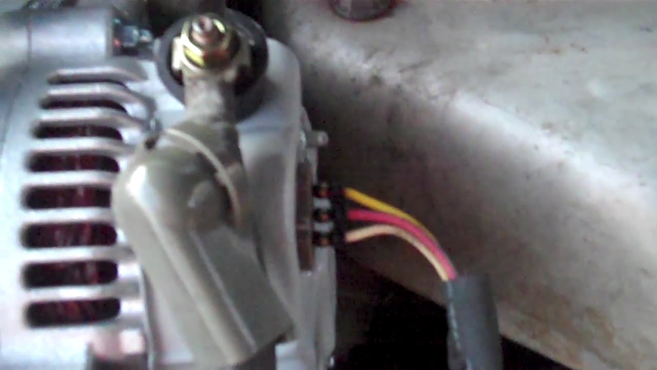 1995 Toyota Camry Alternator Wiring Order #1 - YouTube