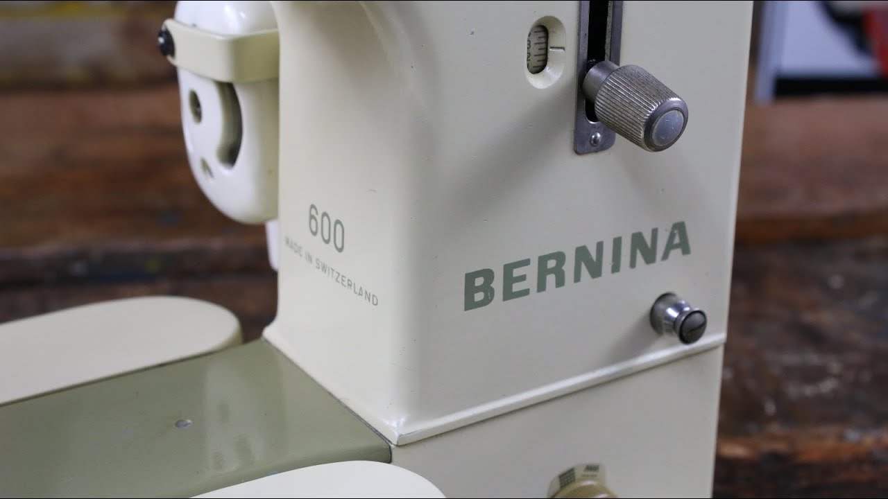 Sewing with a Bernina 600 Heavy Duty Sewing Machine YouTube