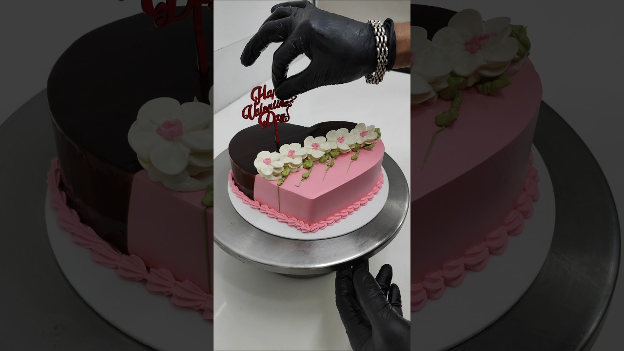 beautiful heart shape valentine day cake decorating ideas 