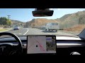 Model 3 - Beta FSD - Unedited full drive around Santa Clarita - 2020.44.15.3 - 26 Nov 2020