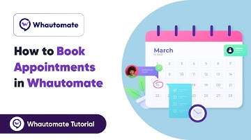 How to book Appointments in Whautomate