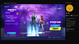 Playing Fortnite