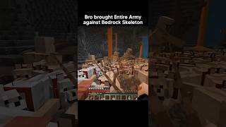 🤯Bro assemble avengers to defeat bedrock skeleton....🥀