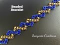 Zigzag Beaded Bracelet. DIY beaded bracelet