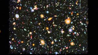 Zoom and pan of Hubble's colourful view of the Universe