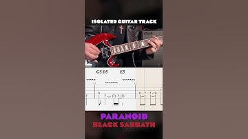 Thumbnail of Isolated Solo - Tony Iommi - Paranoid - Black Sabbath