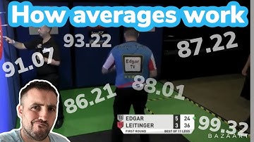 How dart averages work