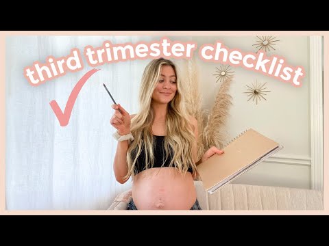 THIRD TRIMESTER CHECKLIST//