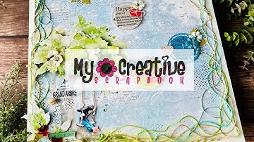 Summer vibes - Scrapbooking process video - My Creative Scrapbook - Sep LE Kit