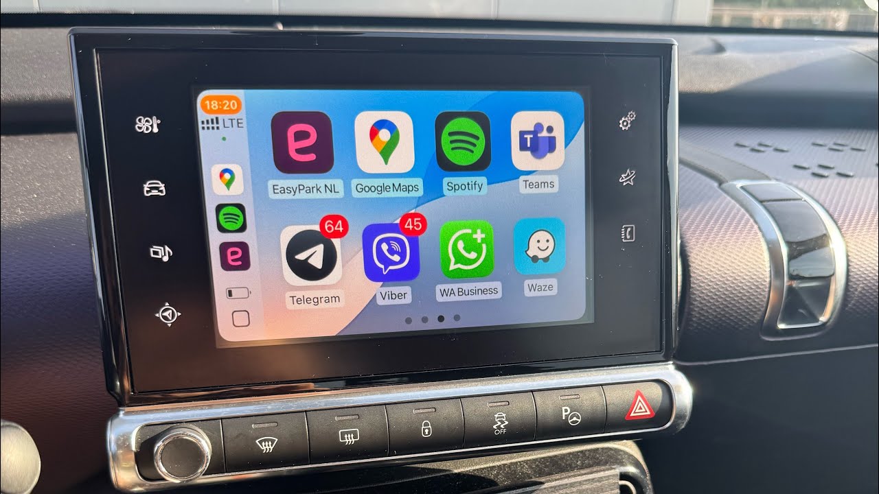 CarPlay/AndroidAuto Installation on Citron C4 Cactus @GreensCars -  YouTube