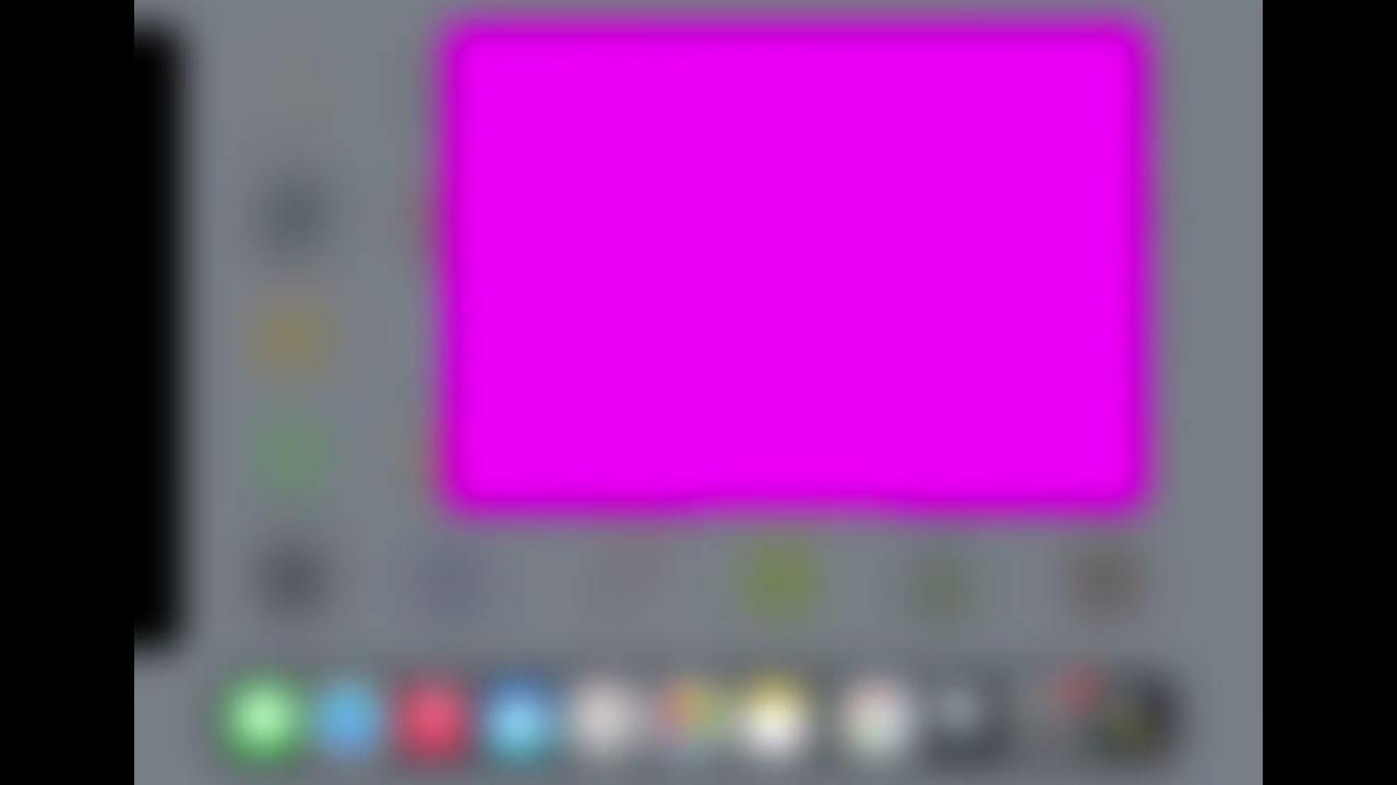 The pink screen of death? YouTube