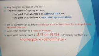 Representation of abstract data types using rational numbers in Tamil,