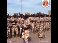 قوات بالجيش التشادي يرددون جلالة من جلالات الجيش السوداني