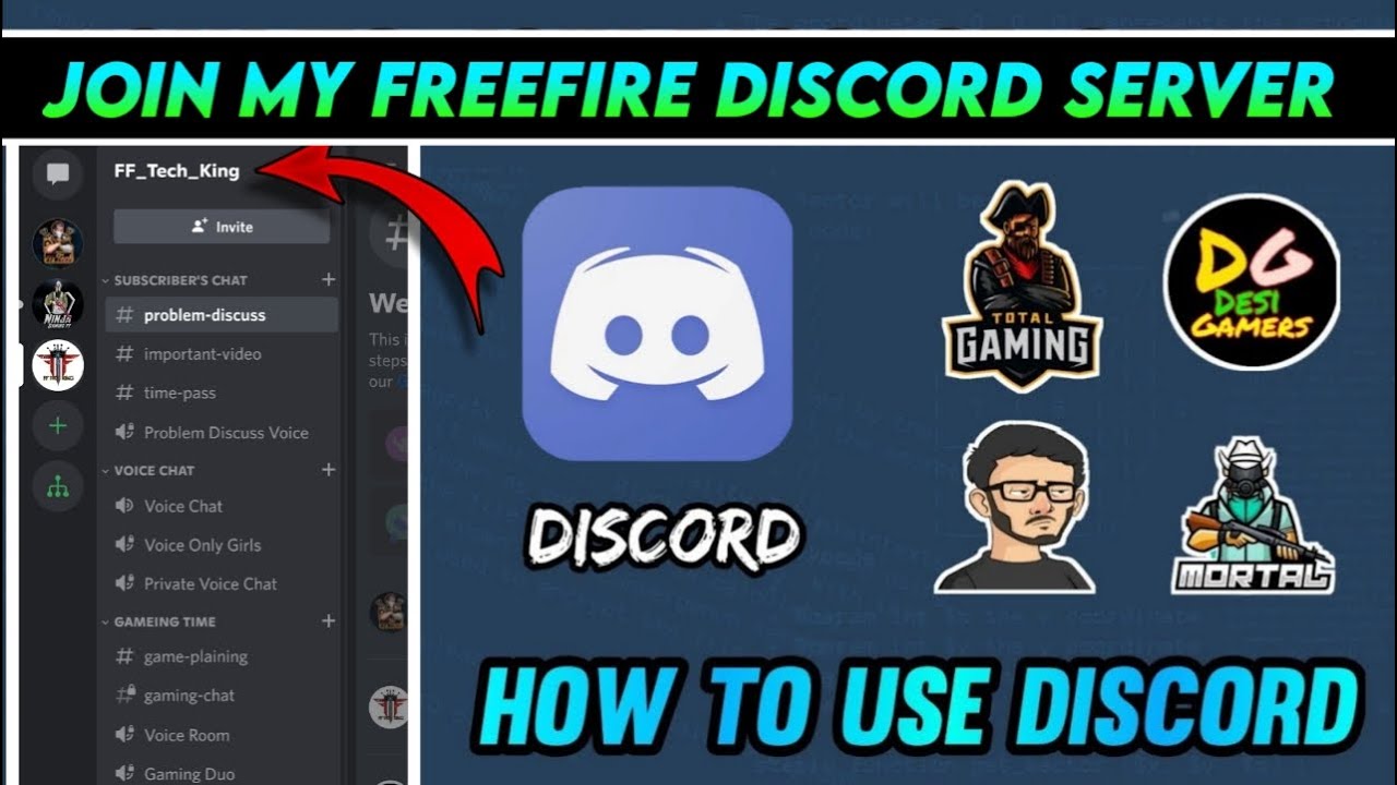 Como usar discord basico pra jogar free fire 