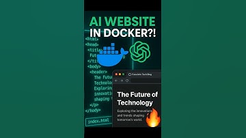 Day 25 Deploy an AI-Generated Website in Docker (In Under 2 Minutes!) | DevOps