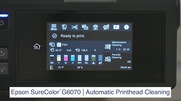 SureColor G6070 | How to perform an auto cleaning