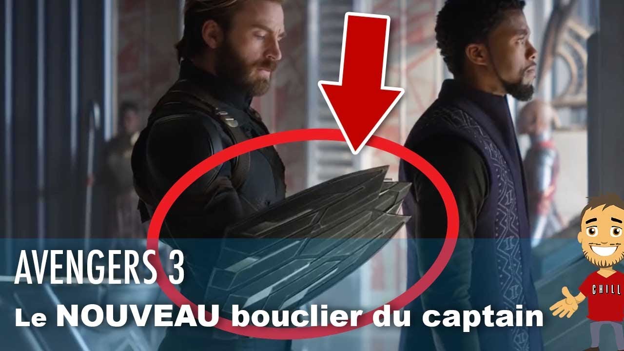 Le nouveau bouclier du CAPTAIN AMERICA dans AVENGERS 3 - YouTube