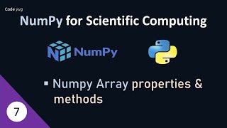 Numpy Tutorial in Python |  Numpy Array Properties | Numpy Built-in Functions