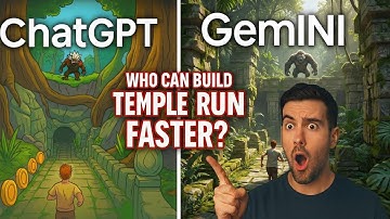 ChatGPT vs Gemini - Make Temple Run Game From Scratch 🎮🔥