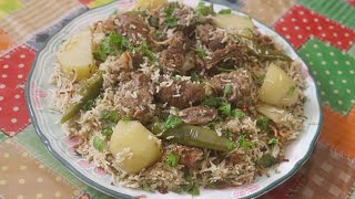 WHITE MUTTON PULAO || Homemade Mutton pulao full recipe