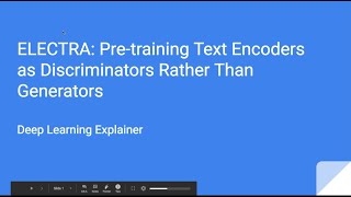 ELECTRA: Pre-training Text Encoders as Discriminators Rather Than Generators (paper explained)
