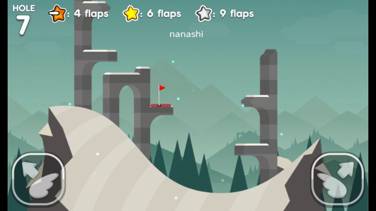 Flappy Golf 2 - Alto's Ridge Hole 7 (4 Flaps) - YouTube
