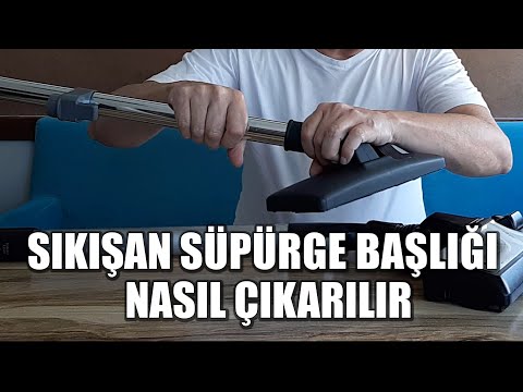 SIKIŞAN SÜPÜRGE BAŞLIĞI YA DA BORUSU NASIL ÇIKARILIR?