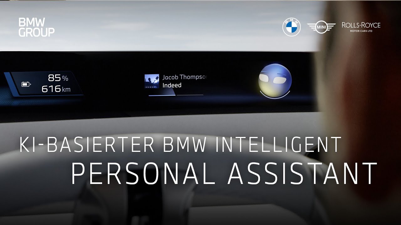 Der KI-basierte BMW Intelligent Personal Assistant, in deutscher Sprache verfügbar