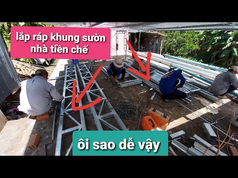 Video 100% xem hết video bạn sẽ biết cất nhà tiền chế chia... - youtube