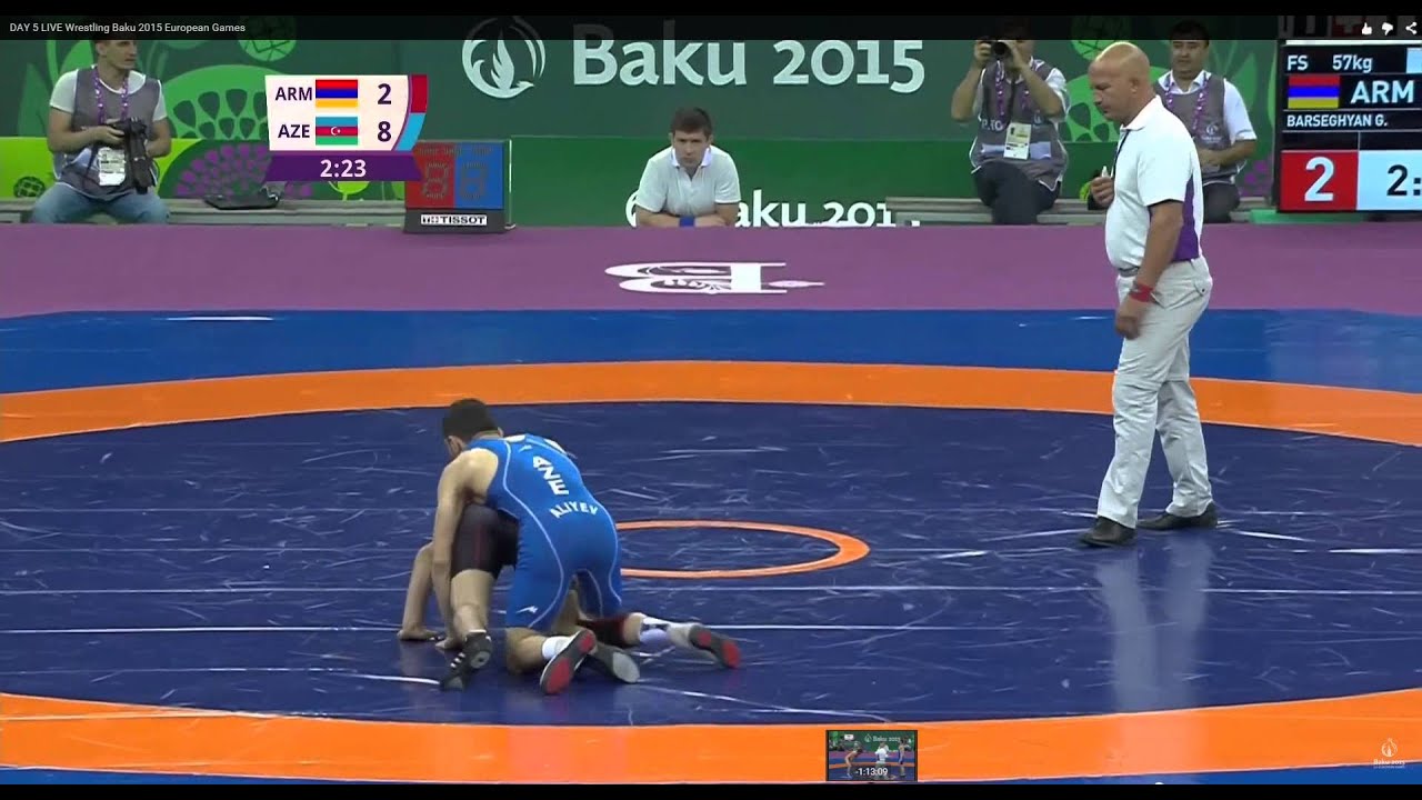 Yaşar Əliyev Ermənistan güləşçisini məğlub etdi