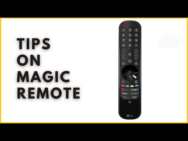 LG Magic Remote: Tips & Tricks / little-known functions 