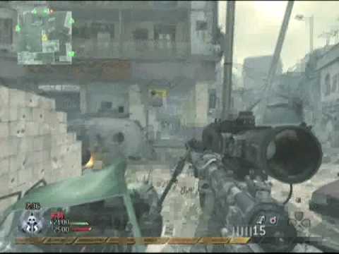 mw2 スナイパー練習(下手)オンライン