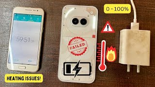 Nothing Phone 2a Charging Test 0 to 100% - Time , Speed , Animation , Adaptor , Light